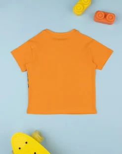 Prenatal Magliette E Camicie-T-Shirt Bambino Maniche Corte Arancione
