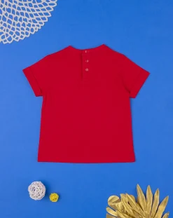 Prenatal Magliette Camicie E Body-T-Shirt Bambino Maniche Corte Taschino Chambray