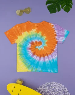 Prenatal Magliette E Camicie-T-Shirt Bambino Mezze Maniche Tie-Dye