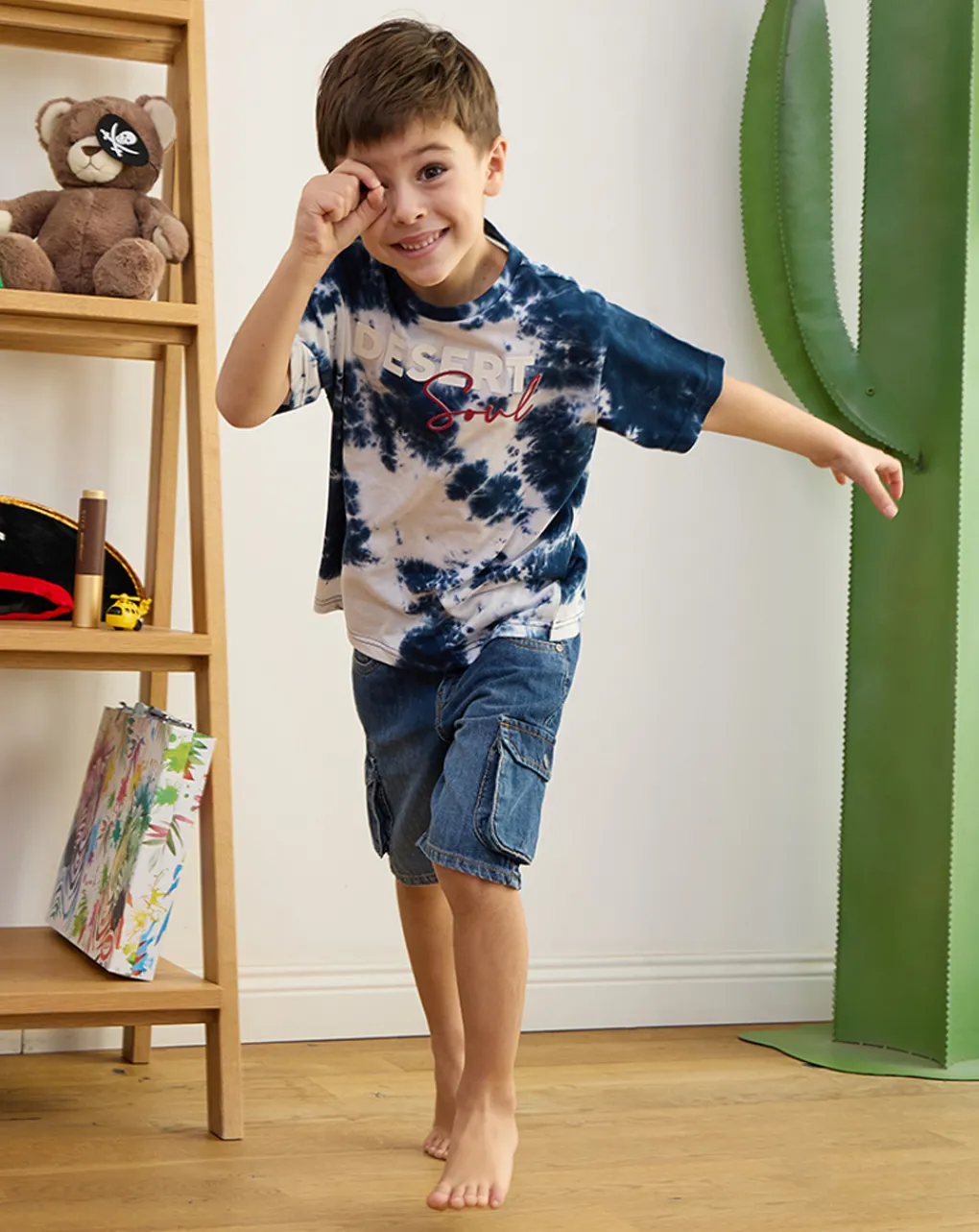 Prenatal Magliette E Camicie-T-Shirt Bambino Tie-Dye Maniche Corte