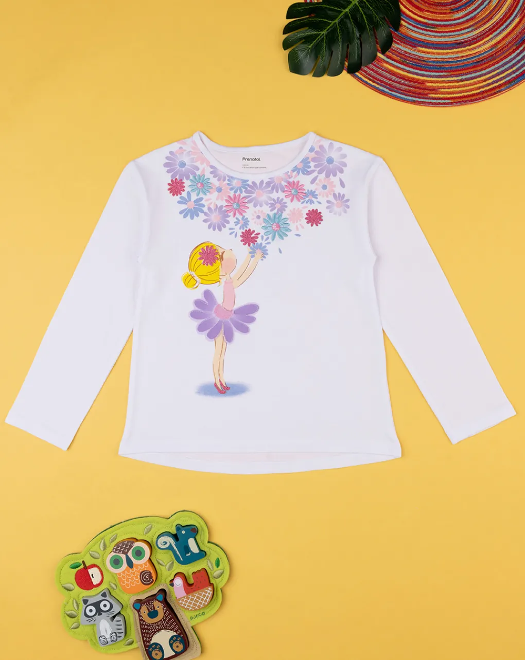 Prenatal Magliette E Camicie-T-Shirt Bimba "Ballerina Floreale”