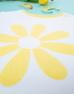 Prenatal Magliette E Camicie-T-Shirt Bimba Bianca/Gialla