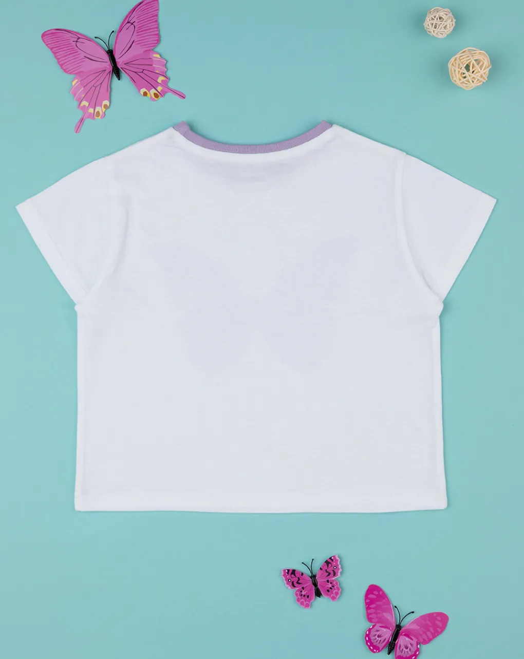 Prenatal Magliette E Camicie-T-Shirt Bimba Bianca/Lilla