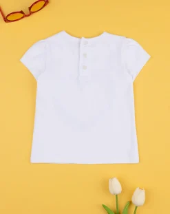 Prenatal Magliette Camicie E Body-T-Shirt Bimba "Cuore” Denim