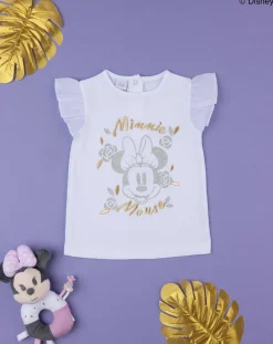 Prenatal Magliette Camicie E Body-T-Shirt Bimba "Minnie Dorata” Organic Cotton