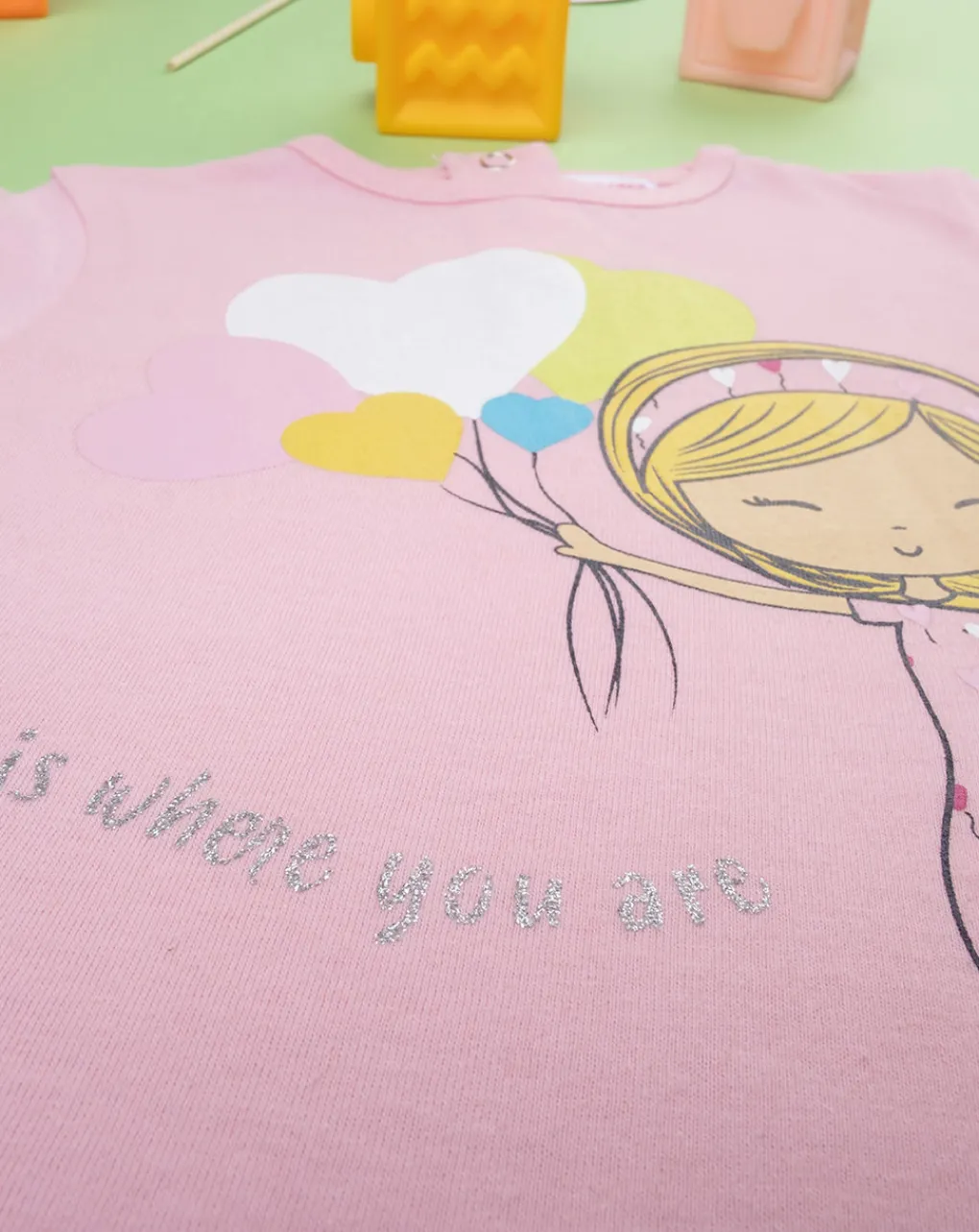 Prenatal Magliette Camicie E Body-T-Shirt Bimba Rosa