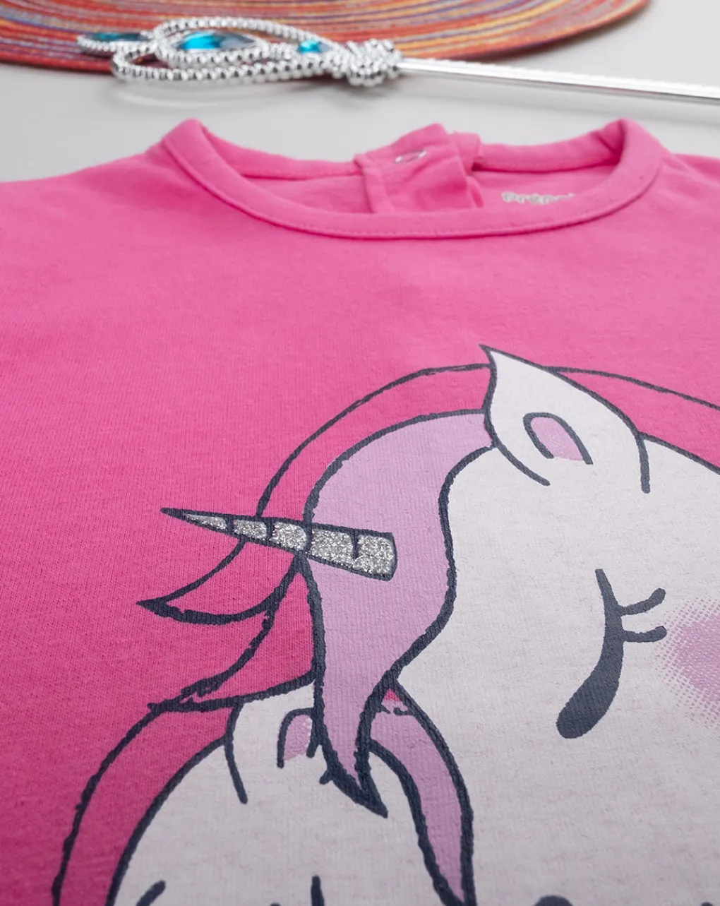 Prenatal Magliette Camicie E Body-T-Shirt Bimba Rosa "Unicorno”