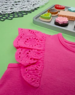 Prenatal Magliette Camicie E Body-T-Shirt Bimba Sangallo Rosa