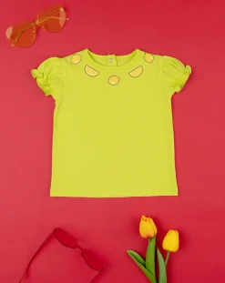 Prenatal Magliette Camicie E Body-T-Shirt Bimba Total Giallo