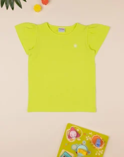 Prenatal Magliette E Camicie-T-Shirt Bimba Verde Maniche Corte Basic