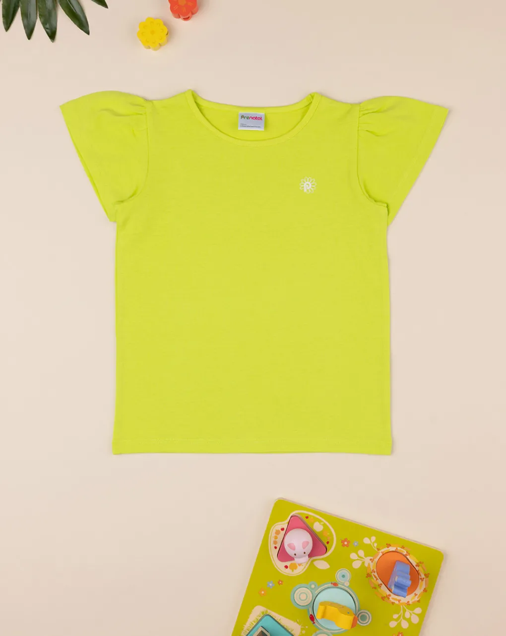 Prenatal Magliette E Camicie-T-Shirt Bimba Verde Maniche Corte Basic
