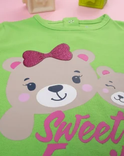 Prenatal Magliette Camicie E Body-T-Shirt Bimba Verde