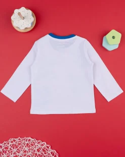 Prenatal Magliette Camicie E Body-T-Shirt Bimbo Bianca "Funny Friends”