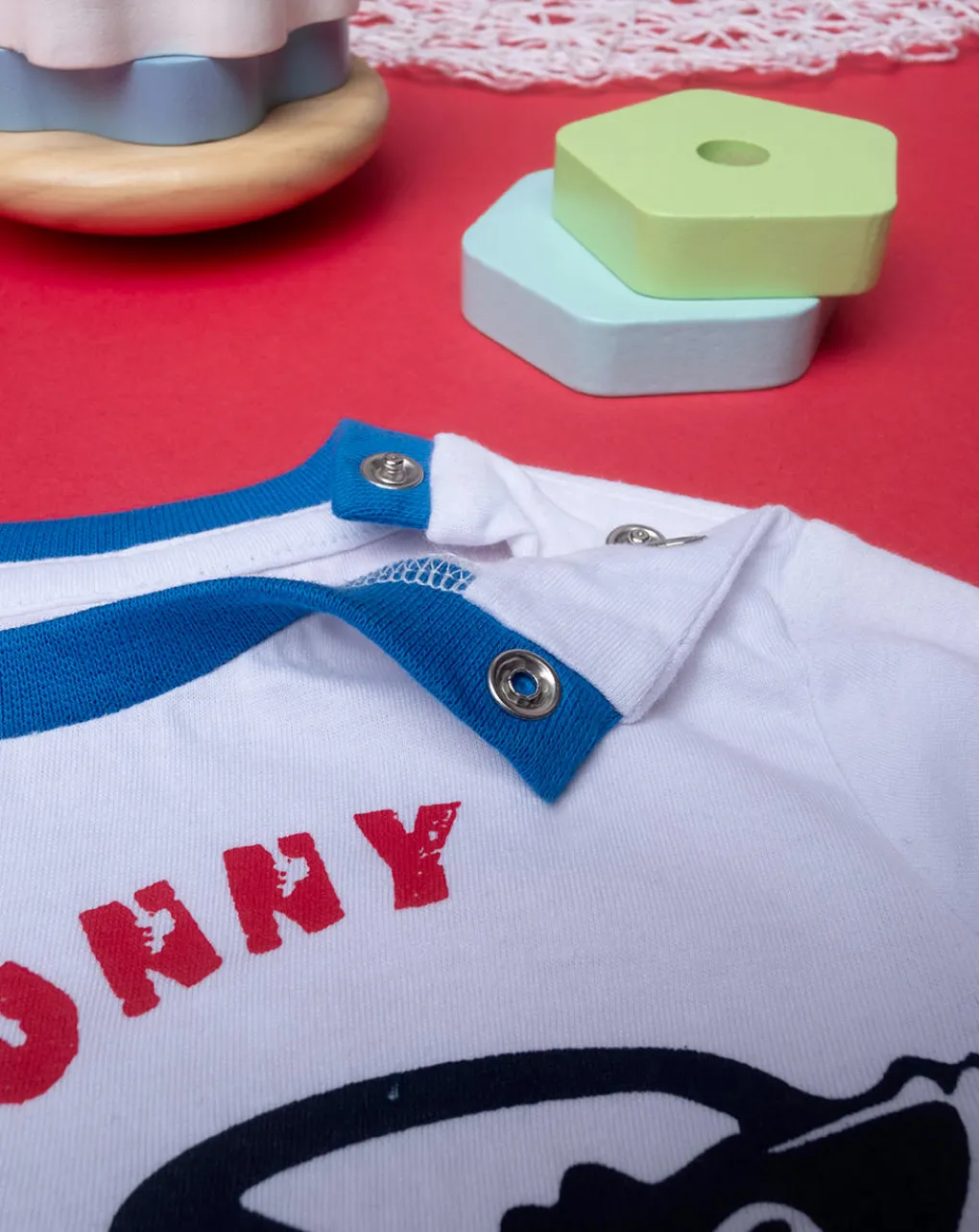 Prenatal Magliette Camicie E Body-T-Shirt Bimbo Bianca "Funny Friends”