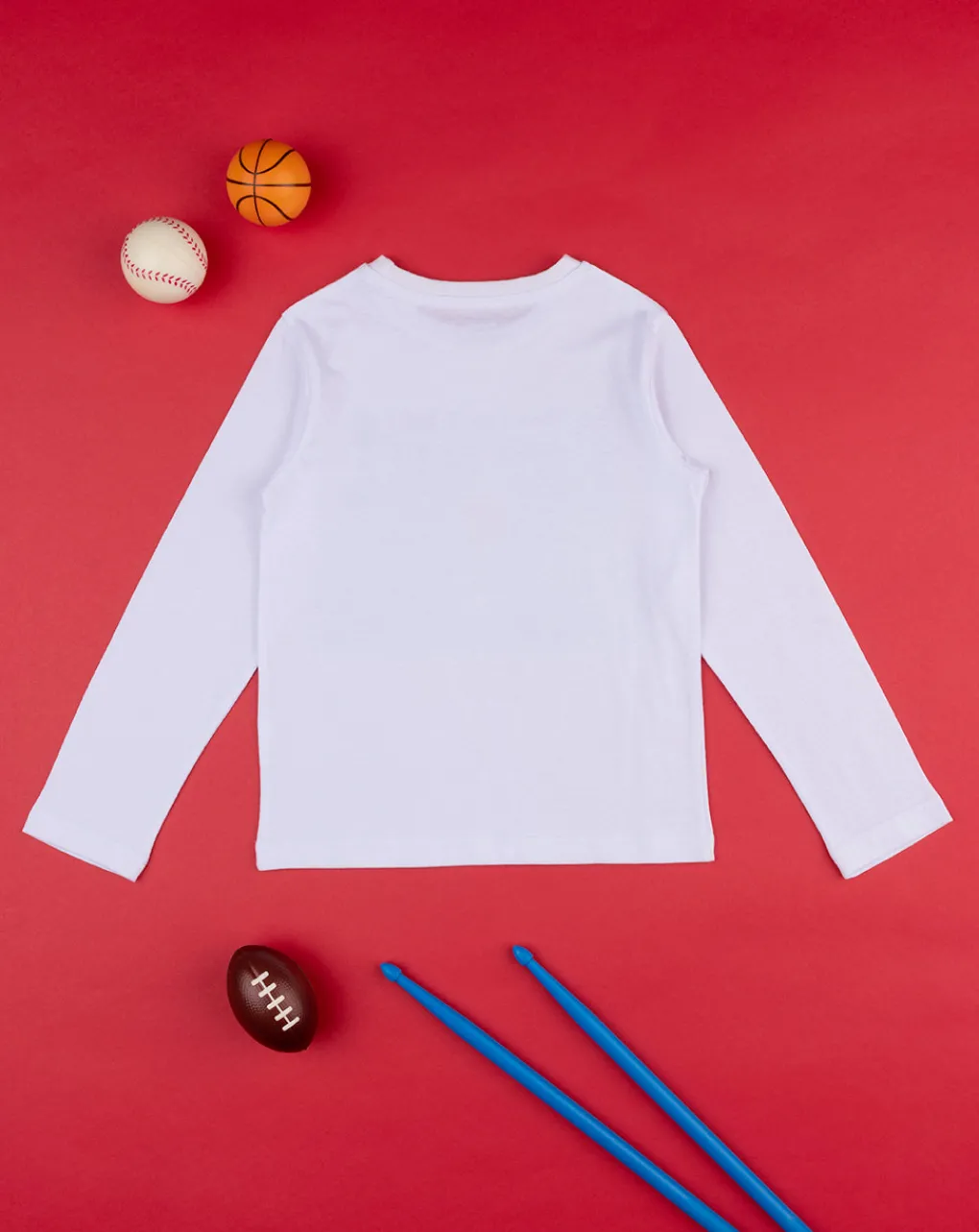 Prenatal Magliette E Camicie-T-Shirt Bimbo Bianca "Riders Football”