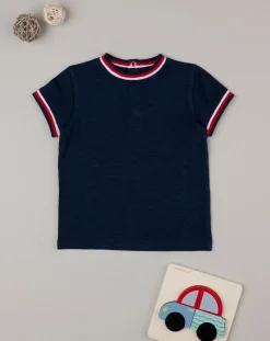 Prenatal Magliette Camicie E Body-T-Shirt Bimbo Blu Maniche Corte