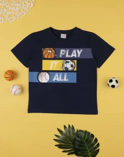 Prenatal Magliette E Camicie-T-Shirt Bimbo Blu "Play It All”