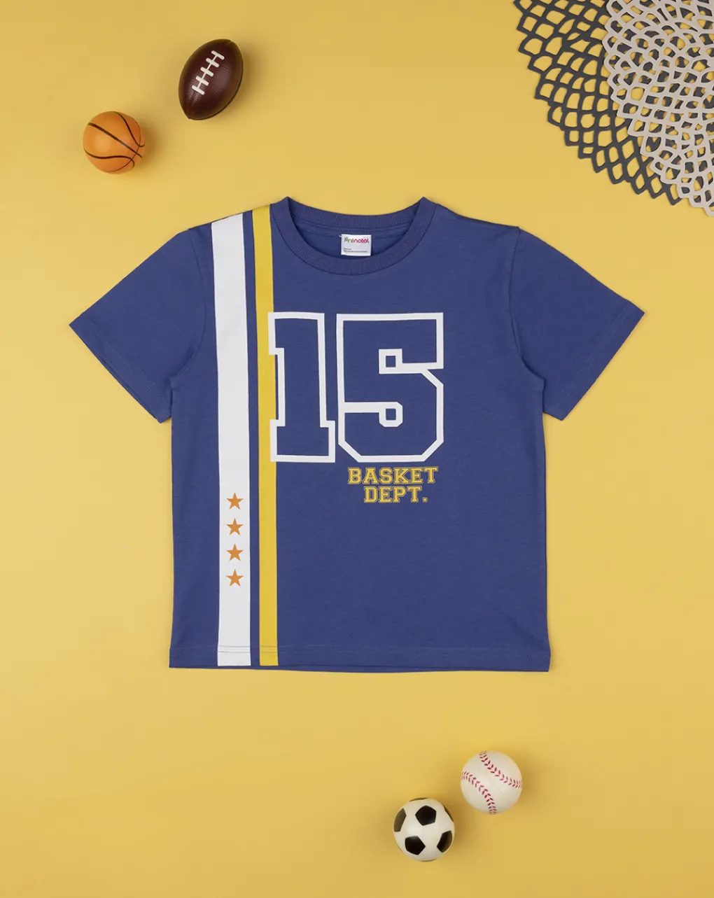 Prenatal Magliette E Camicie-T-Shirt Bimbo Blu/Gialla