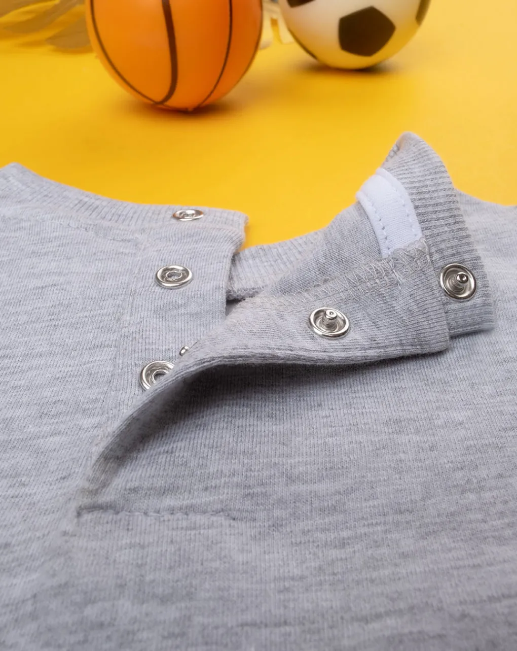 Prenatal Magliette Camicie E Body-T-Shirt Bimbo Grigia "Sport”