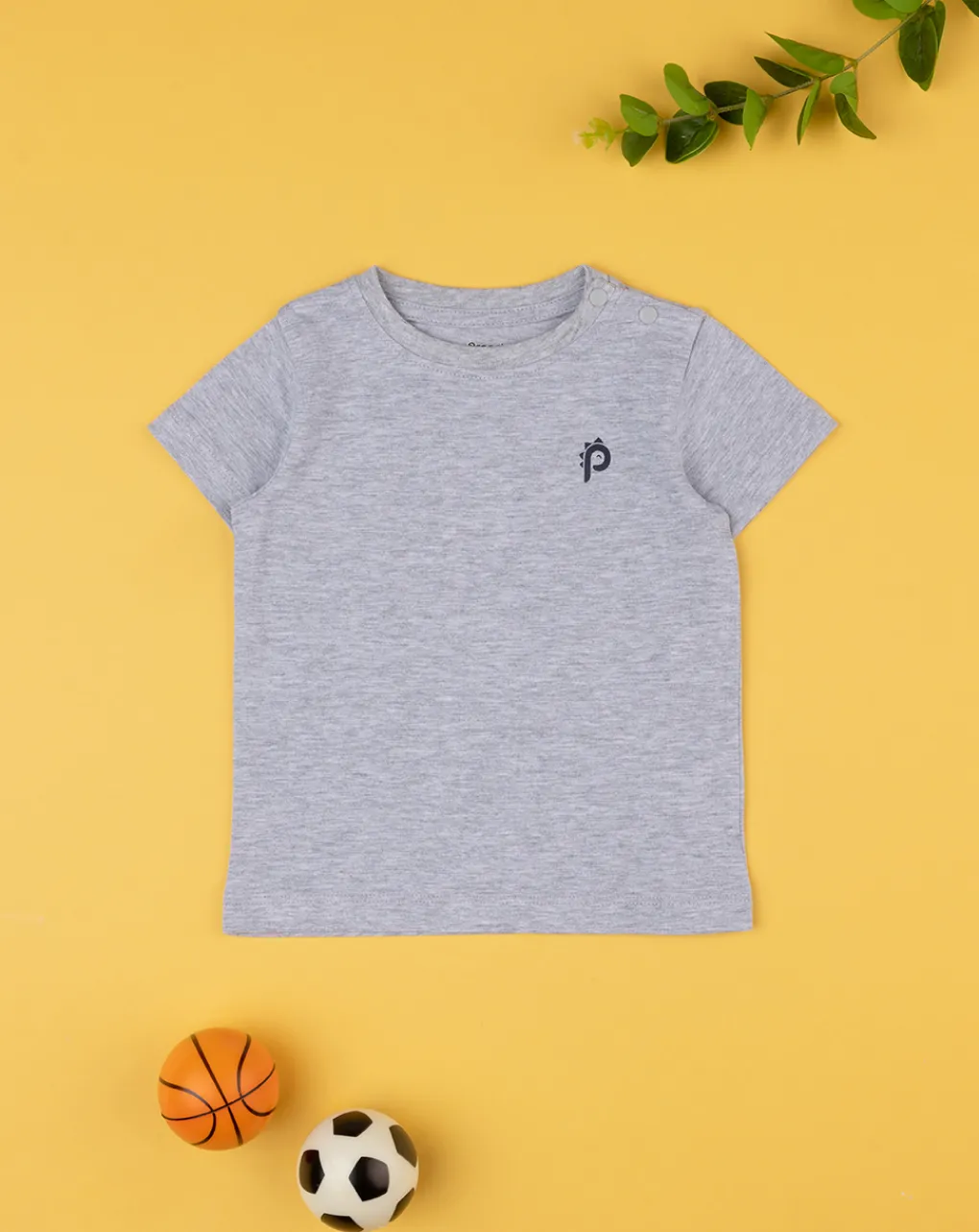 Prenatal Magliette Camicie E Body-T-Shirt Bimbo Grigio "”