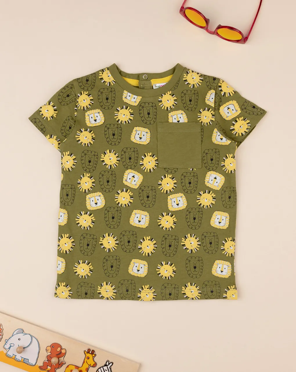 Prenatal Magliette Camicie E Body-T-Shirt Bimbo Maniche Corte Jungle