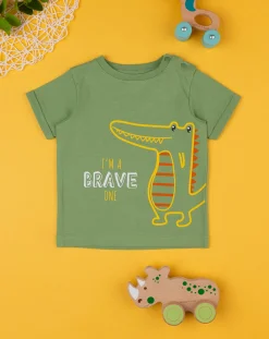 Prenatal Magliette Camicie E Body-T-Shirt Bimbo Verde 