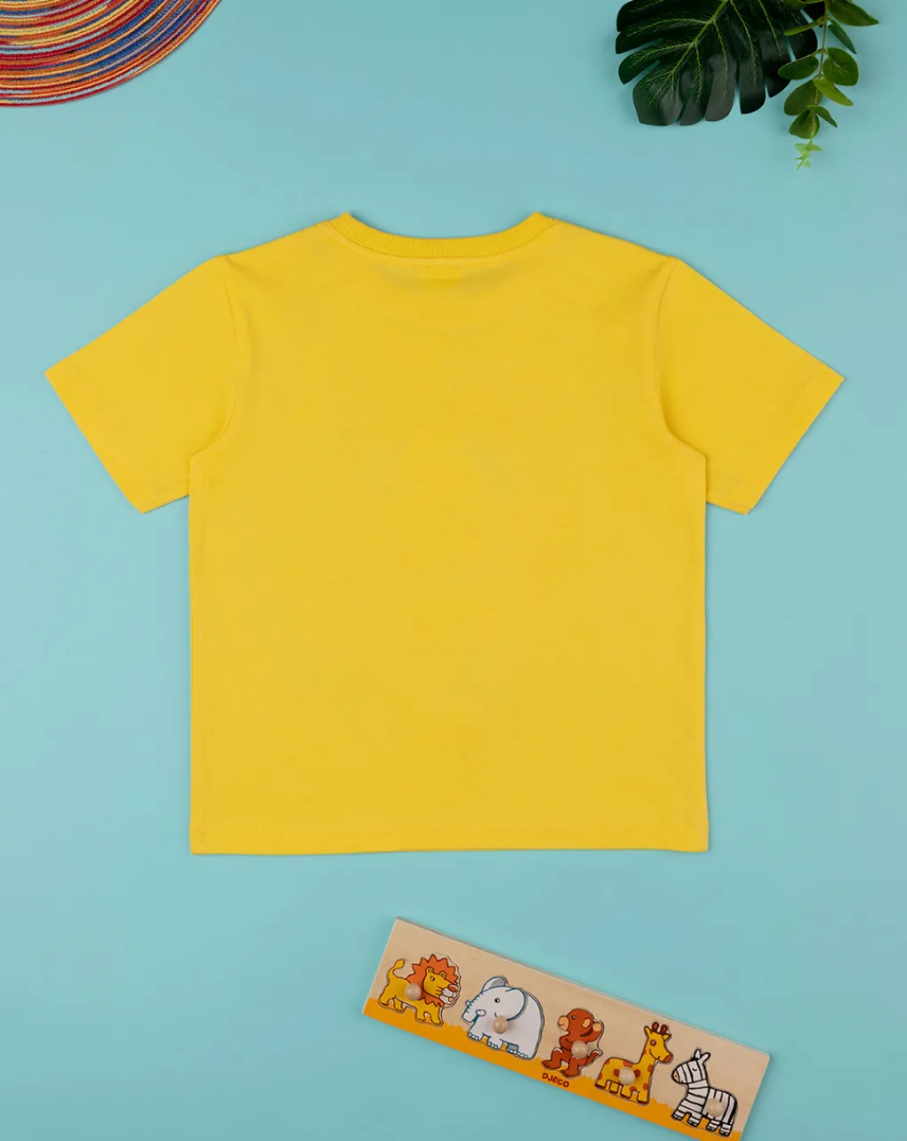 Prenatal Magliette E Camicie-T-Shirt Gialla Mezza Manica Da Bambino "Leone”