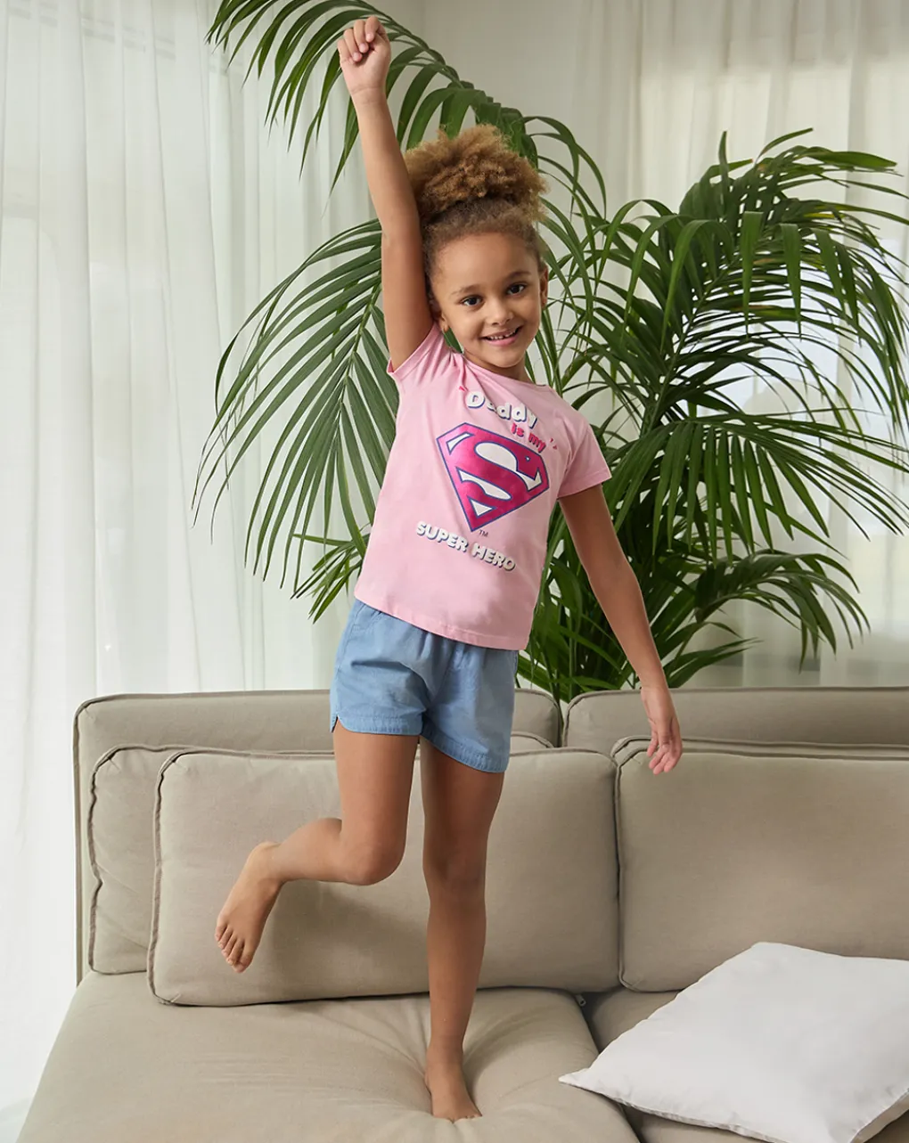 Prenatal Magliette E Camicie-T-Shirt Jersey Bambina "Super Hero”