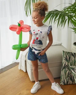 Prenatal Magliette E Camicie-T-Shirt Jersey Bimba Black/White