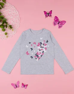 Prenatal Magliette E Camicie-T-Shirt Jersey Bimba "Farfalle”