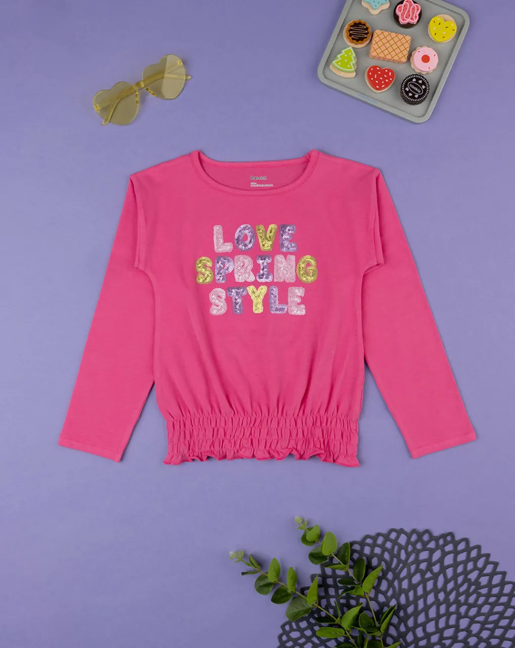 Prenatal Magliette E Camicie-T-Shirt Jersey Bimba Rosa