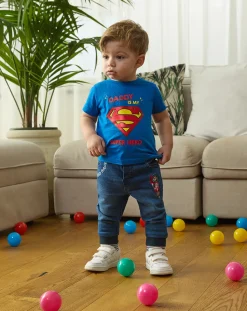 Prenatal Body Intimo E Calze-T-Shirt Jersey Bimbo "Super Hero”