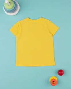 Prenatal Magliette Camicie E Body-T-Shirt Maniche Corte Bimbo Gialla Logo