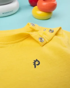 Prenatal Magliette Camicie E Body-T-Shirt Maniche Corte Bimbo Gialla Logo