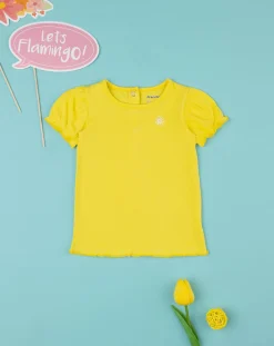 Prenatal Magliette Camicie E Body-T-Shirt Maniche Corte Bimba Gialla
