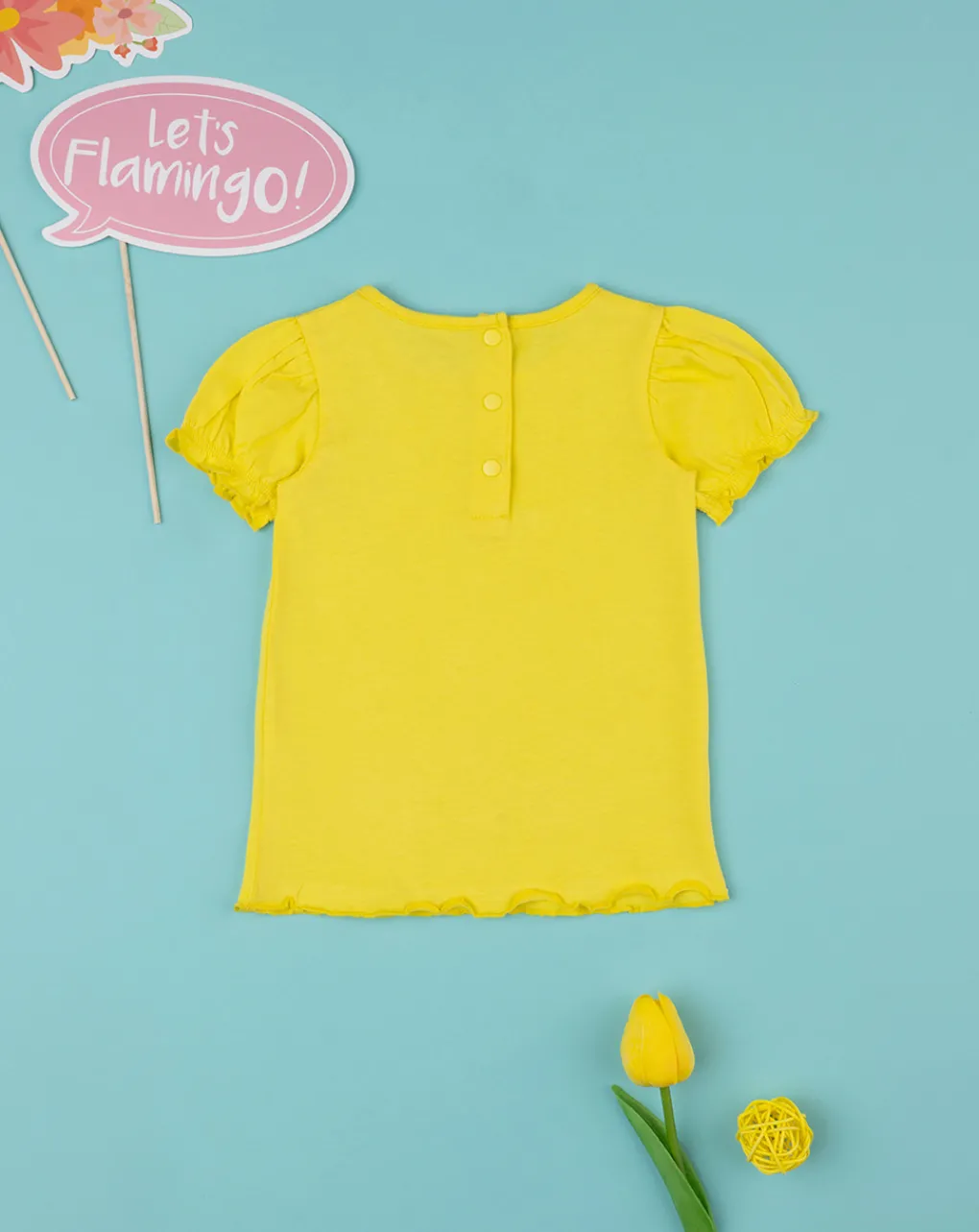 Prenatal Magliette Camicie E Body-T-Shirt Maniche Corte Bimba Gialla
