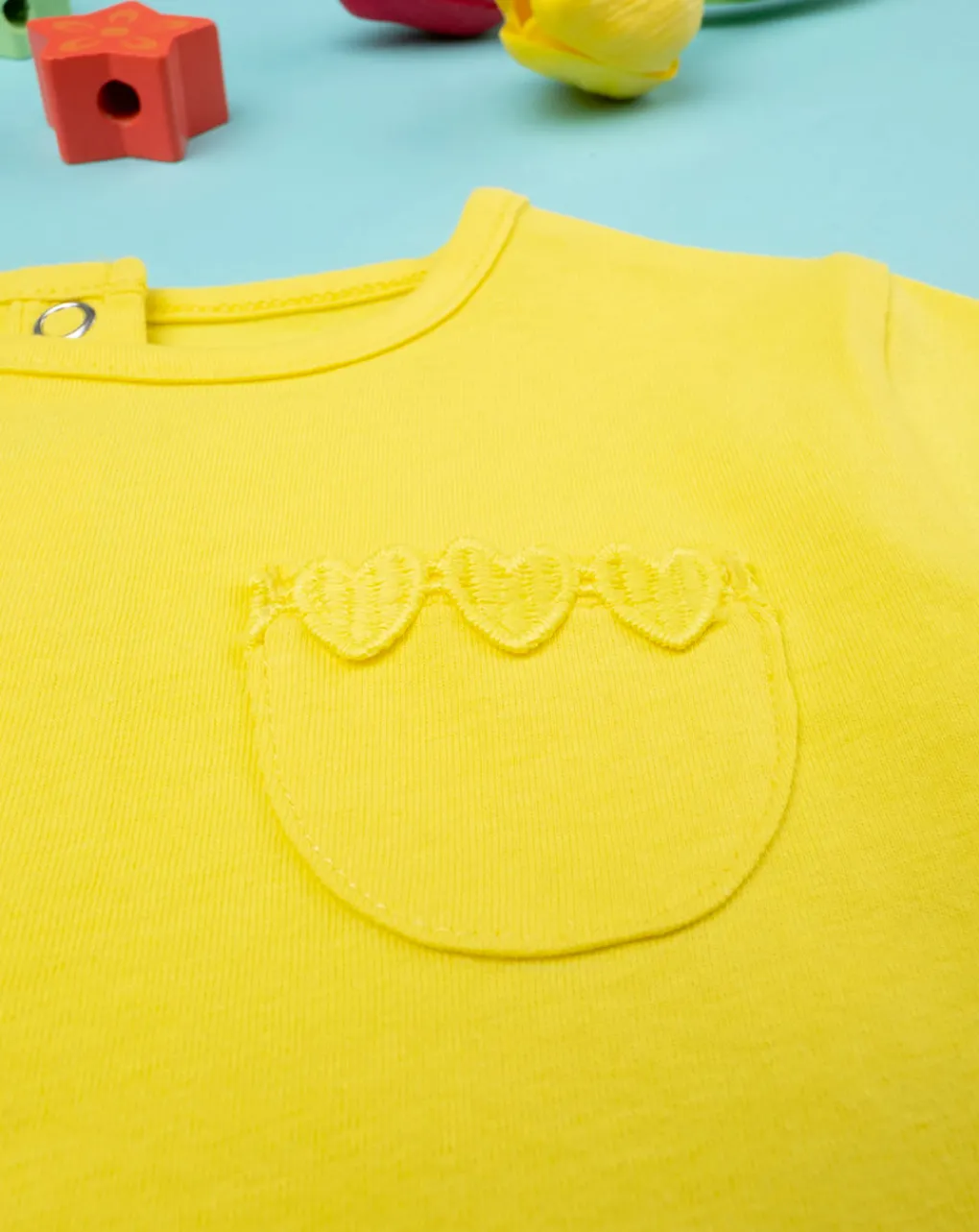 Prenatal Magliette Camicie E Body-T-Shirt Maniche Corte Bimba Gialla