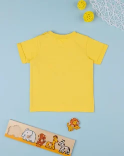 Prenatal Magliette Camicie E Body-T-Shirt Maniche Corte Bimbo "Lion”