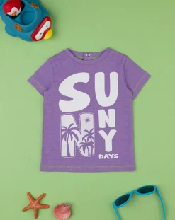 Prenatal Magliette Camicie E Body-T-Shirt Maniche Corte Bimbo "Tropical Slub”