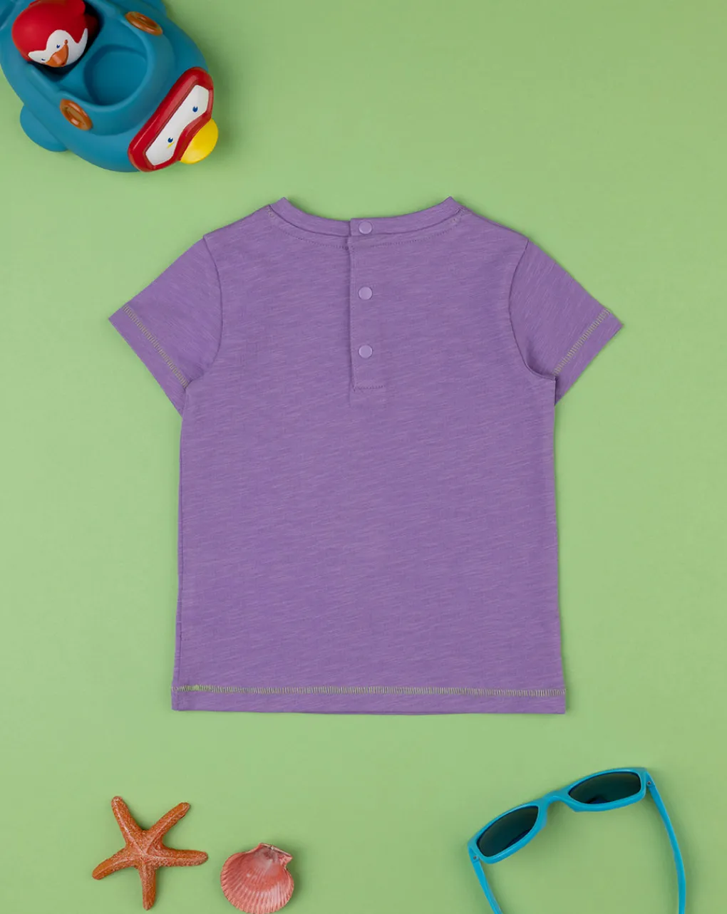 Prenatal Magliette Camicie E Body-T-Shirt Maniche Corte Bimbo "Tropical Slub”