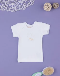 Prenatal Magliette E Body Intimi-T-Shirt Maniche Corte "Coniglietto”