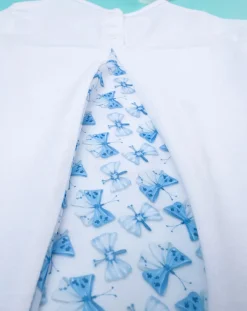 Prenatal Magliette Camicie E Body-T-Shirt Maniche Lunga Bimba In Jersey Soft Blue Oeko-Tex