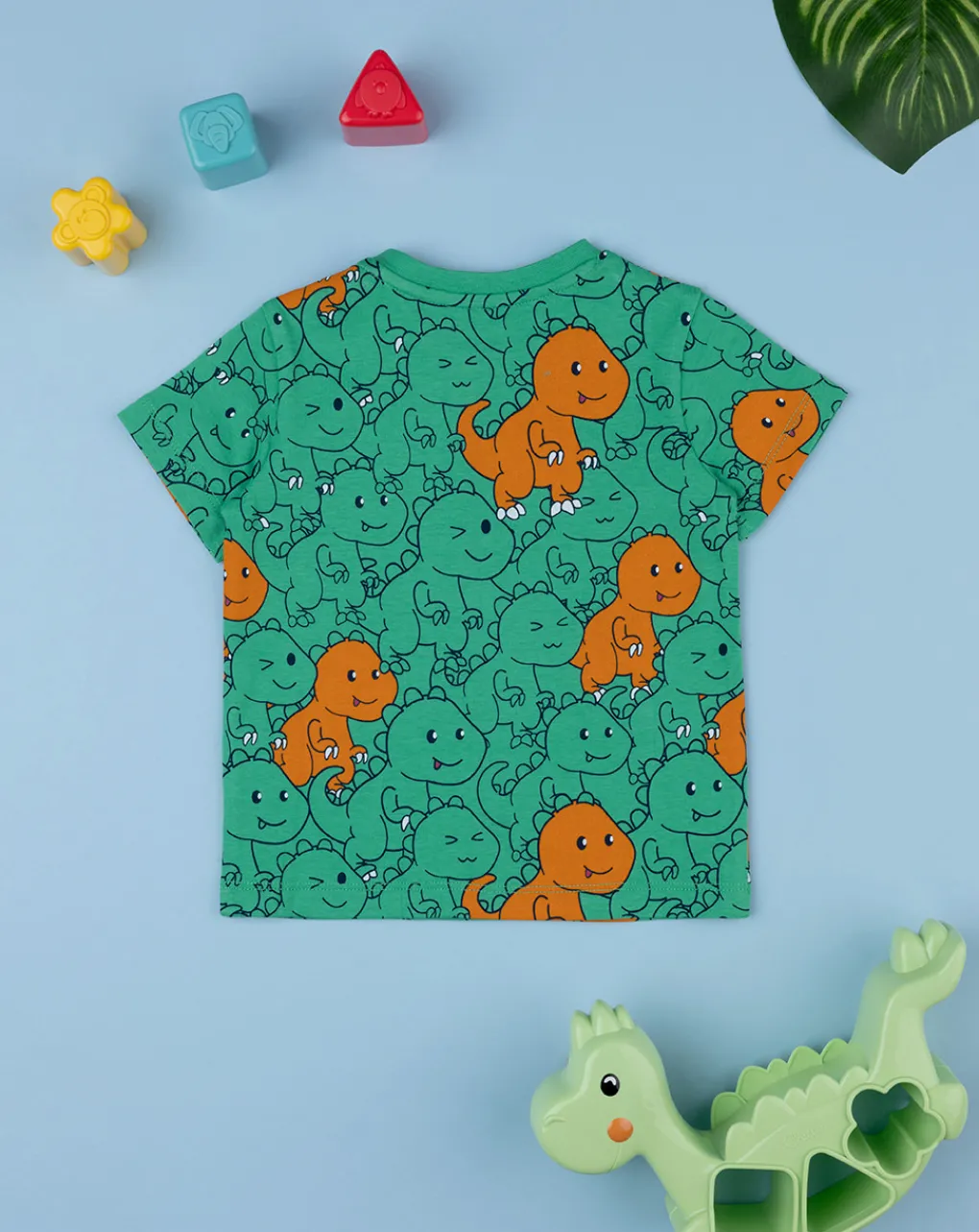Prenatal Magliette Camicie E Body-T-Shirt Mezza Manica Bimbo Stampa Dino Allover