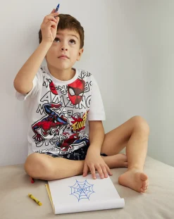 Prenatal Magliette E Camicie-T-Shirt Mezze Maniche Bambino Spiderman