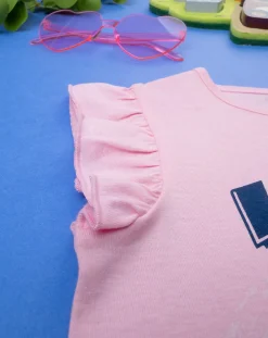 Prenatal Magliette E Camicie-T-Shirt Senza Maniche Bambina Rosa Con Stampa
