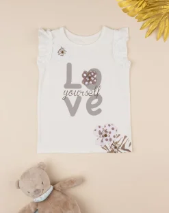 Prenatal Magliette E Camicie-T-Shirt Senza Maniche Bambina Oeko-Tex Animalier