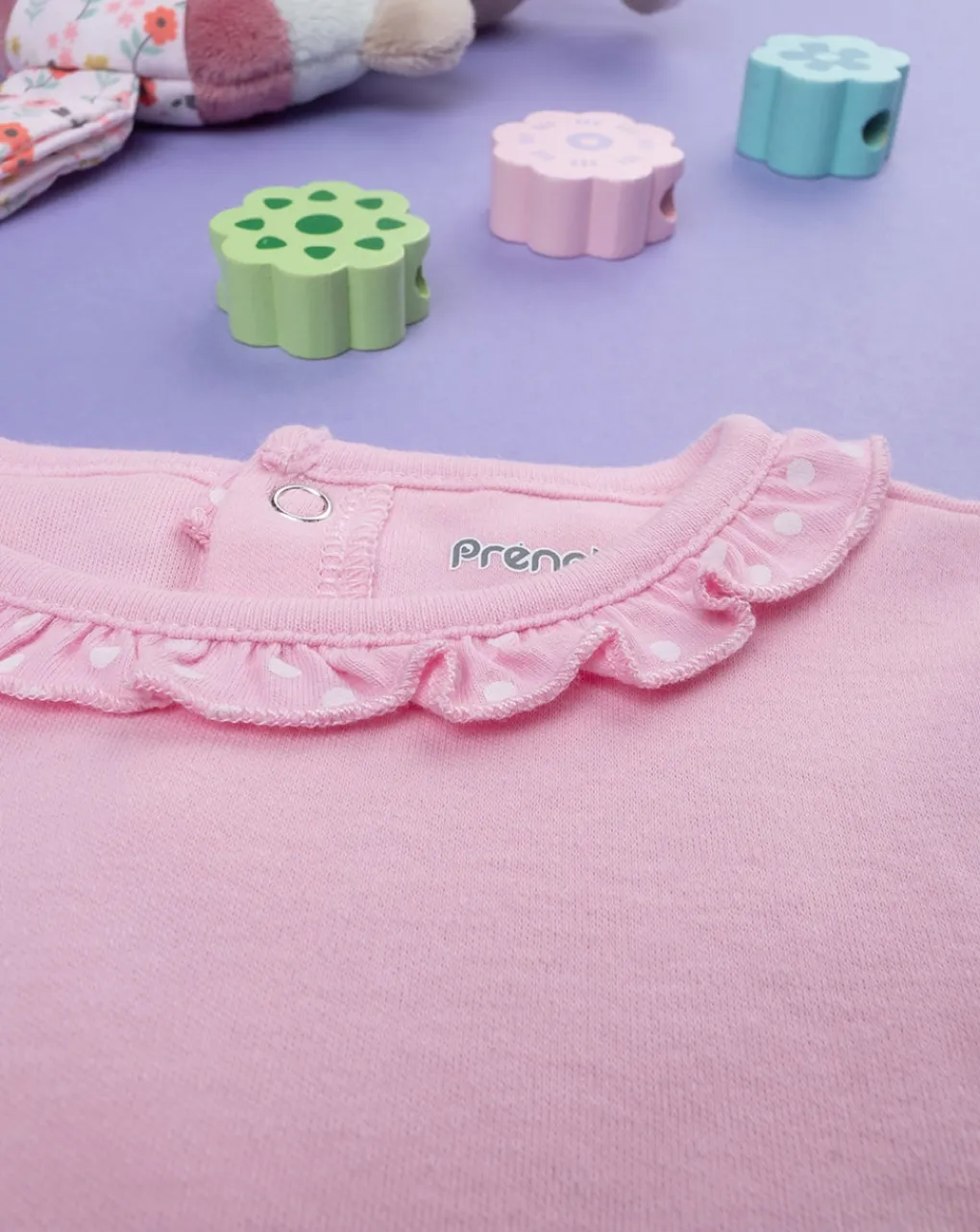 Prenatal Abiti Completi E Tutine-Tutina Bimba Bicolor Rosa/Panna