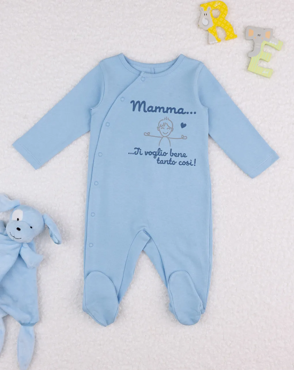 Prenatal Abiti Completi E Tutine-Tutina Bimbo Azzurra "Mamma”