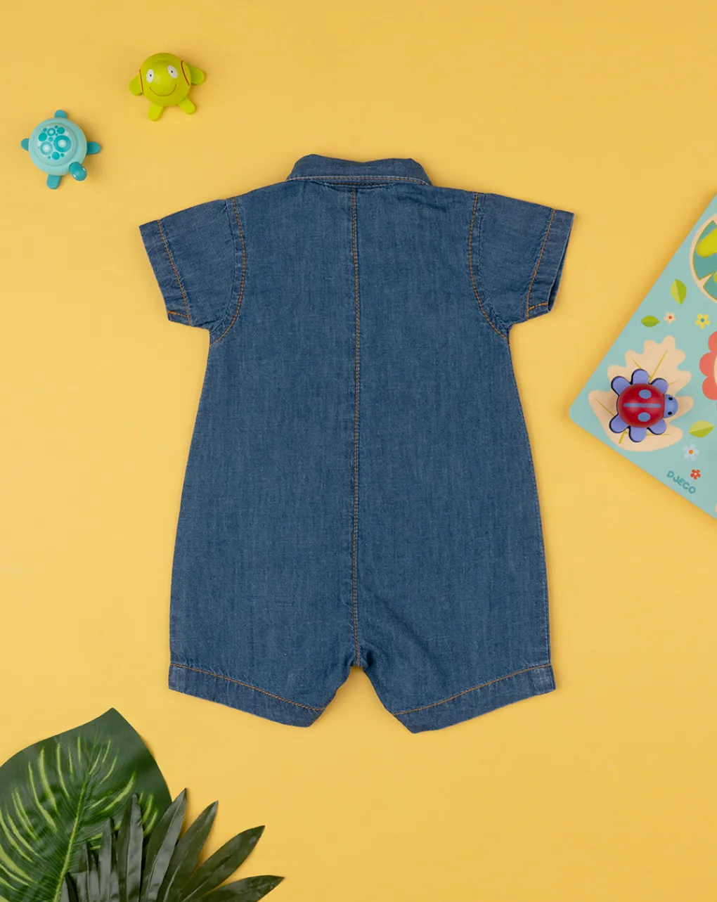 Prenatal Abiti Completi E Tutine-Tutina Bimbo Chambray Denim