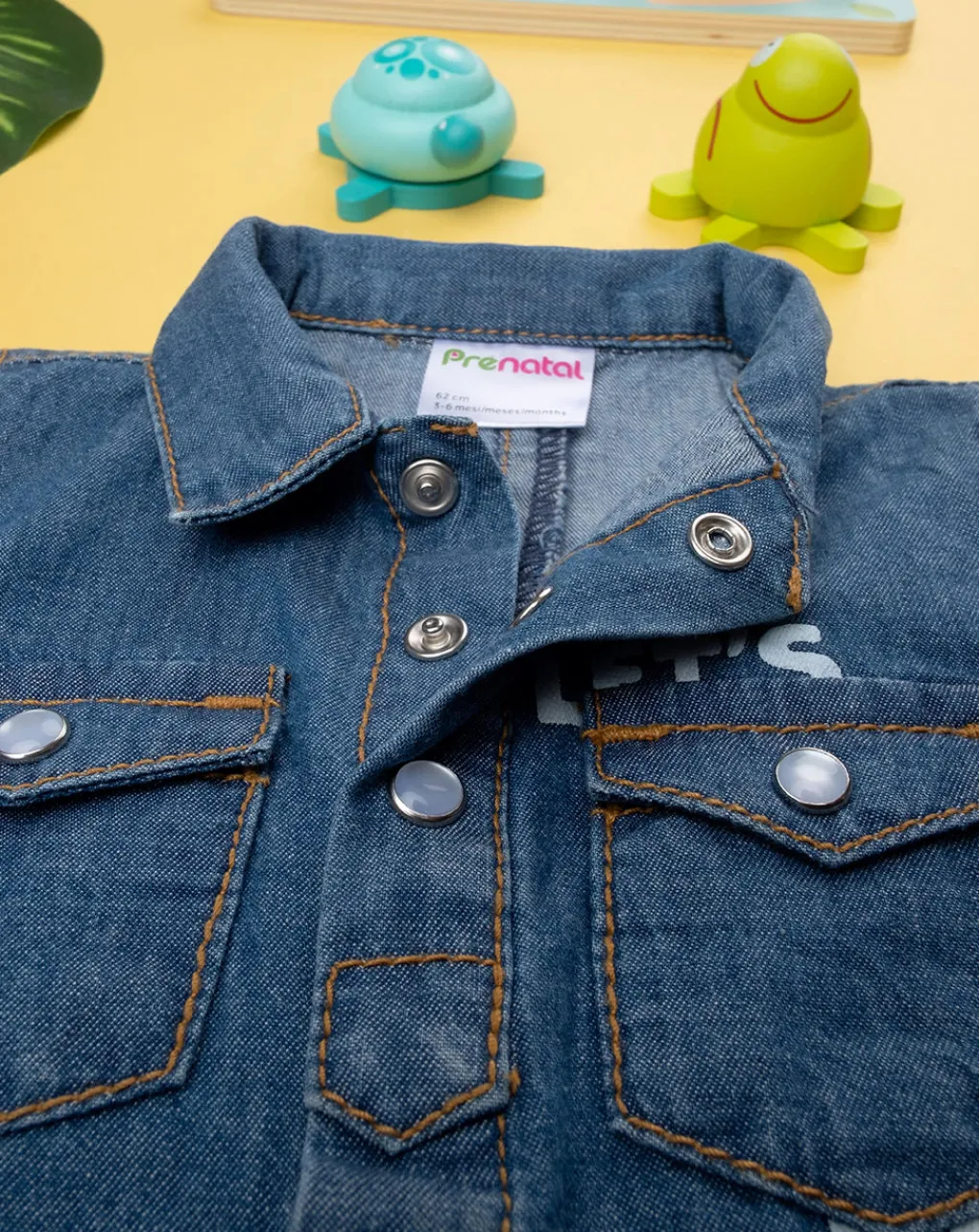 Prenatal Abiti Completi E Tutine-Tutina Bimbo Chambray Denim